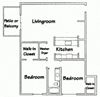 2 Bedroom 1 Bath Ranch