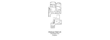 2 Bedroom 2 Bath Loft