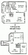 2 bedroom 2 bath loft spiral stairs