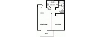 1 Bedroom 1 bath Ranch