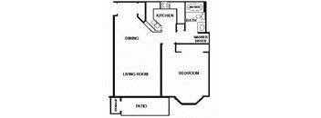 1 Bedroom 1 bath Large Ranch