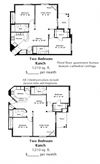2 Bedroom 2 Bath 1210 Sq. Ft.