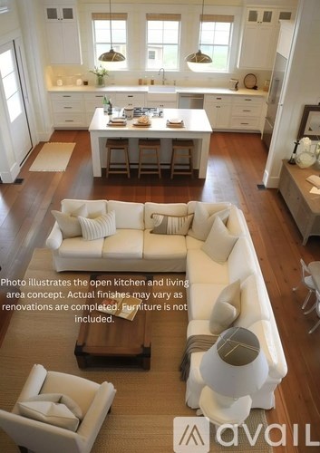 A house with a blue roof and a sign that says "COMING SOON" is advertised.