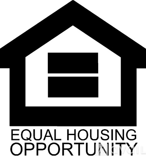 A black and white image of a house with the words "Equal Housing Opportunity" below it.