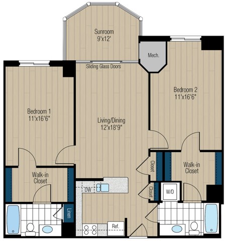 1200 First Street Studio-2 Beds Conventional, Conventional, Conventional, Conventional, Conventional, Conventional for Rent - Photo Gallery 111