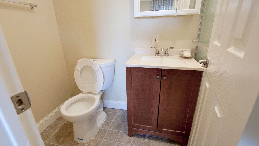 a small bathroom with a toilet and a sink