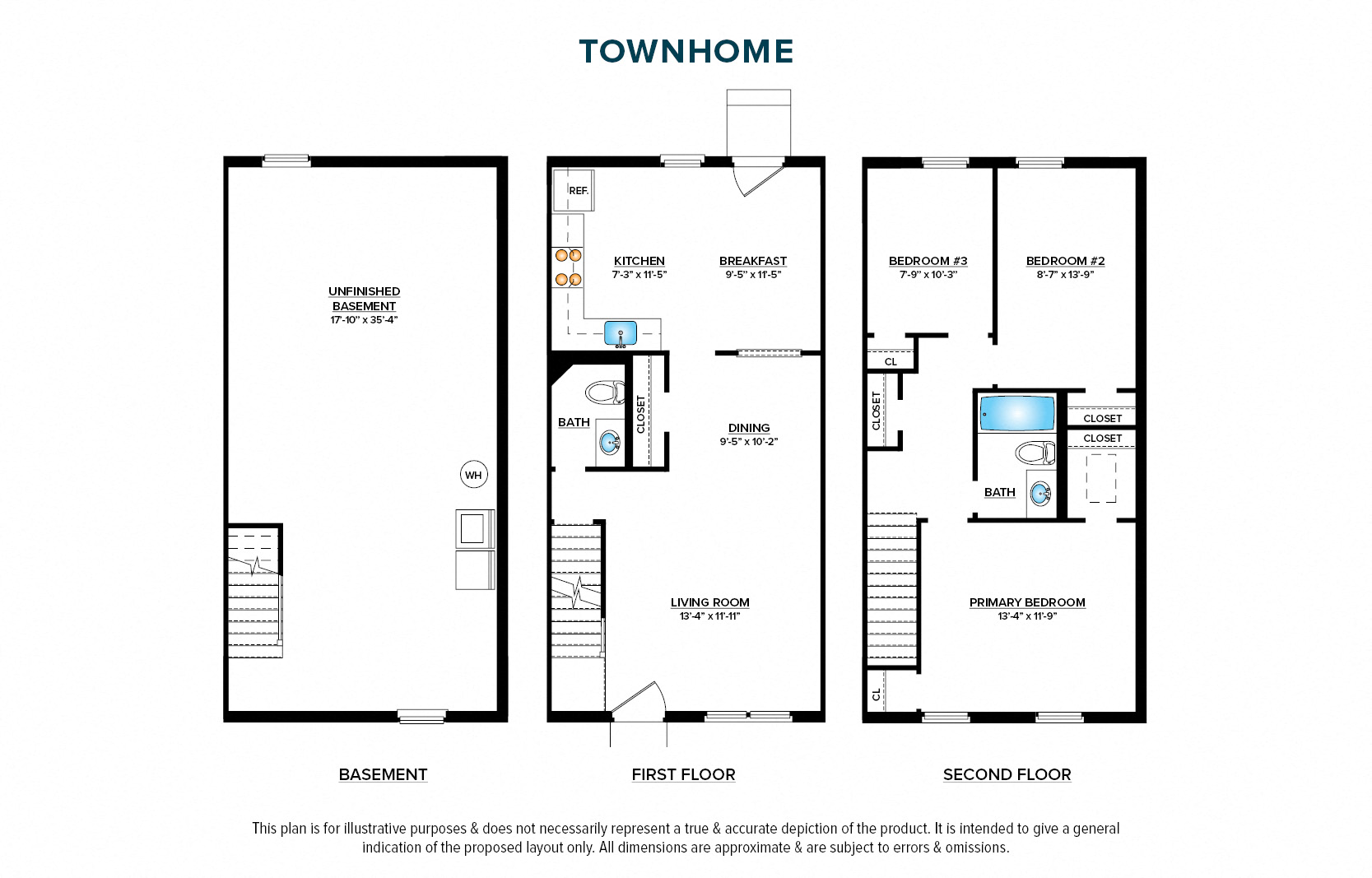 3 Bedroom Townhome