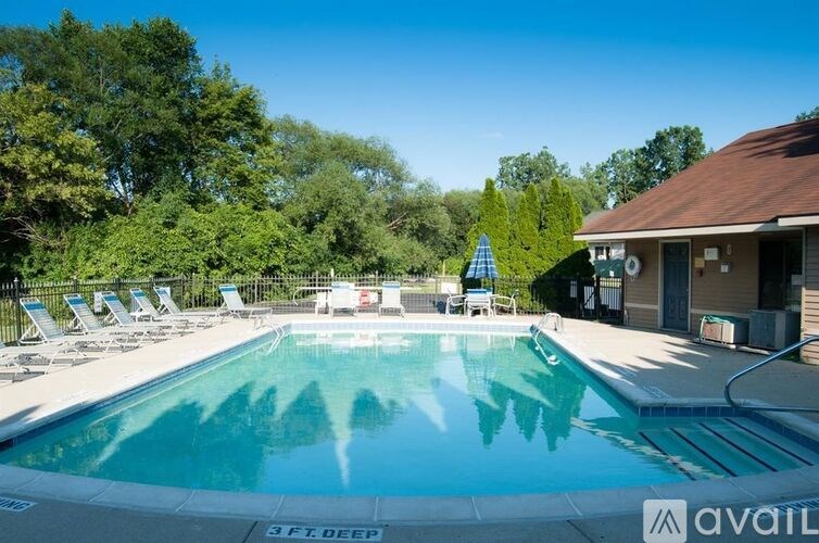 A pool with the depth indicated as 3 feet deep.