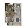 1 Bed/1 Bath - 1A-ALT2