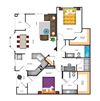 Mediterra Apartment Homes 2 Bedroom Apartment Floor Plan