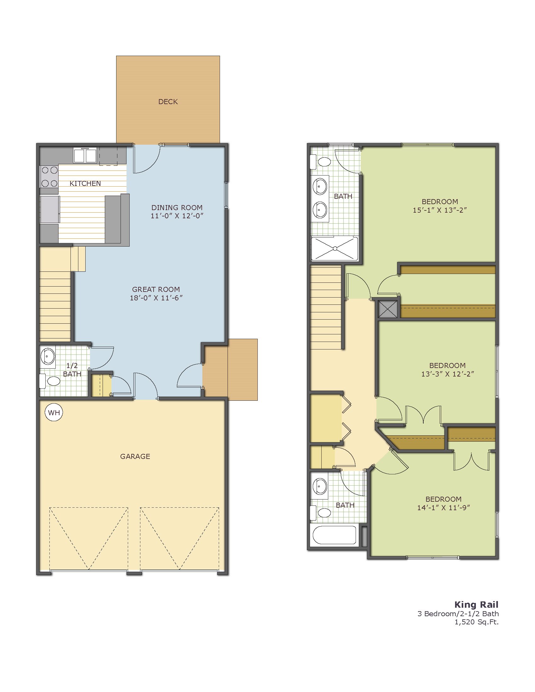 King Rail -Townhouse Floor Plan 8