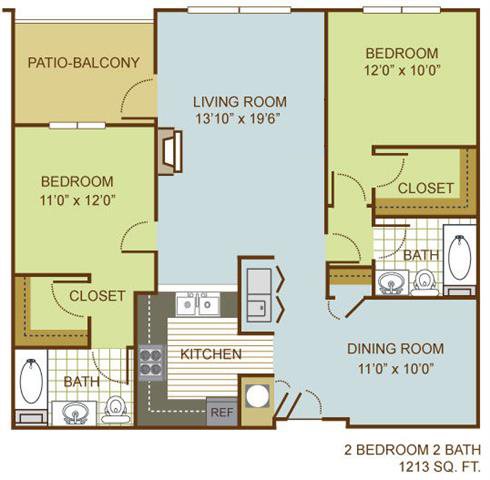 The Egret Floor Plan 3