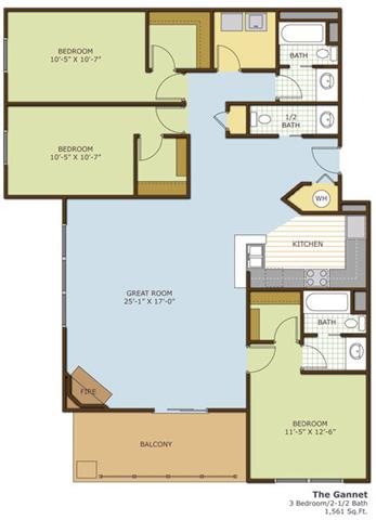 The Gannet Floor Plan 6