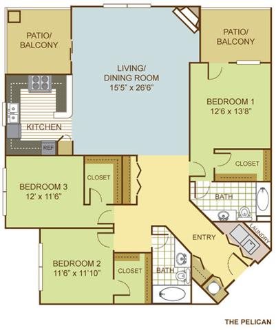 The Pelican Floor Plan 15