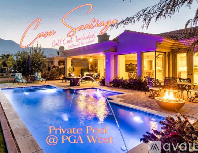 A private pool is available at Casa Santag.