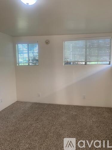 A room with Avail logo on the floor.