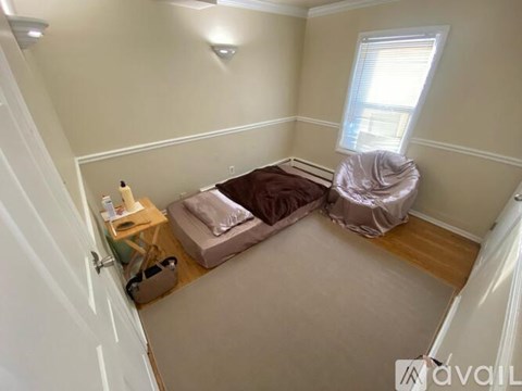 A floor plan shows a bedroom with a closet and a deck.