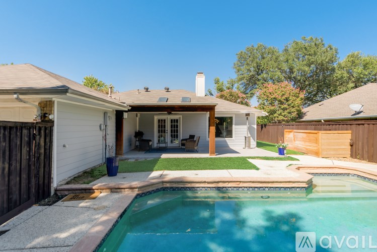 A house with a pool in the backyard.