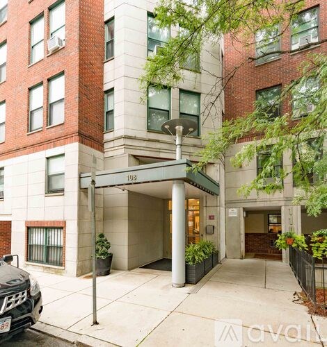 A building with the number 108 on it.