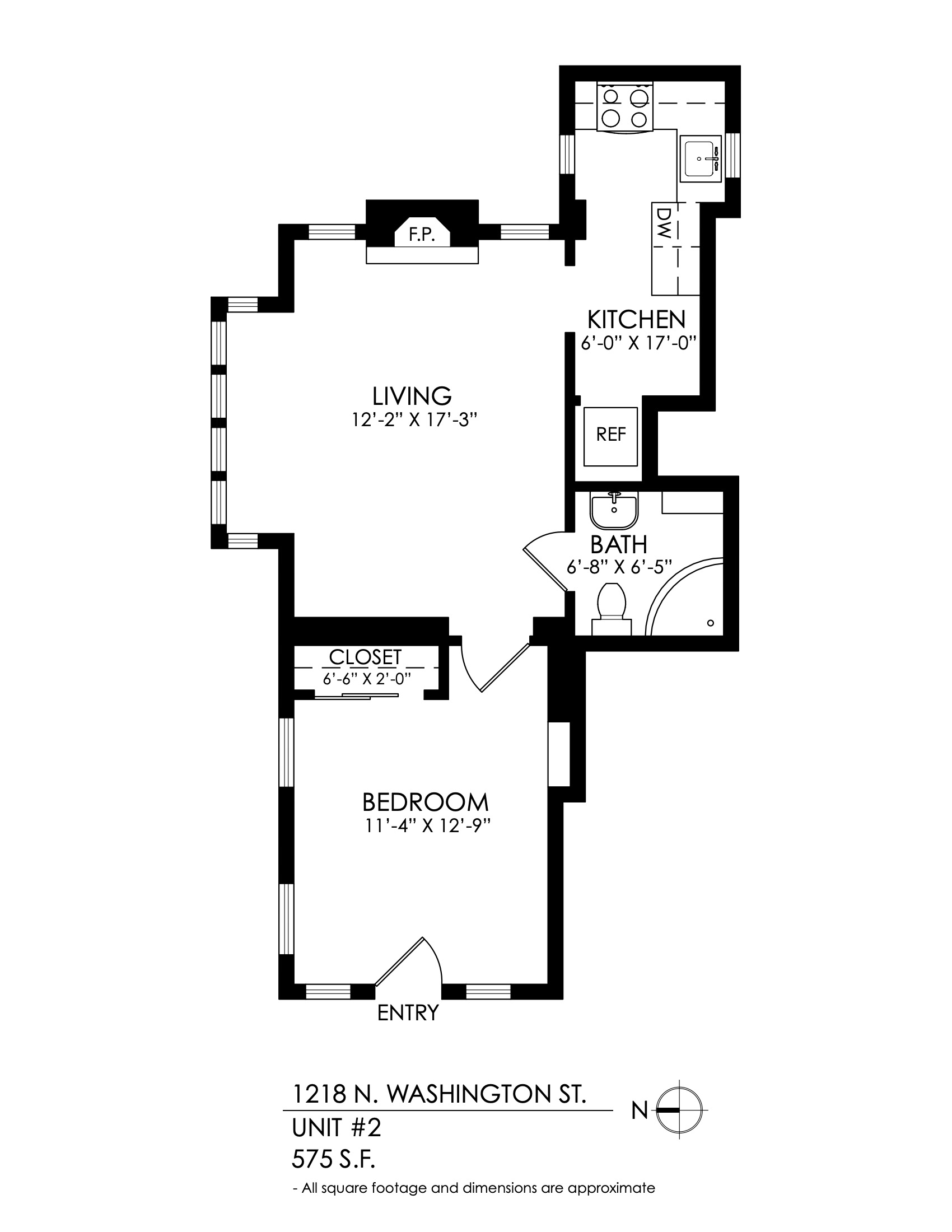 1 Bedroom, 1 Bath