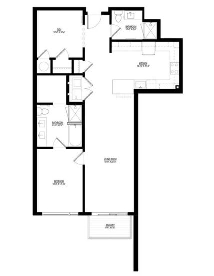 1616 South Broadway St, #312 2 Beds Apartment for Rent