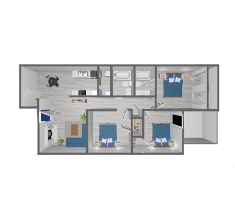 5710 Duck Creek Dr 1-3 Beds Conventional, Conventional, Conventional, Conventional, Conventional, Conventional for Rent - Photo Gallery 62