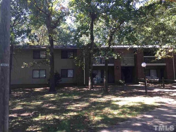 A tree in front of a building with a sign that says "W 11".