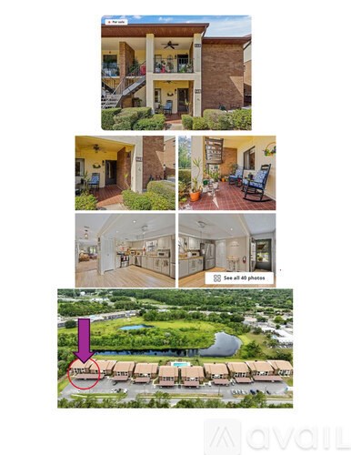 A series of images showcasing a house and its surroundings.