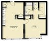 1 Bed 1 Bath Den Penthouse BDP4