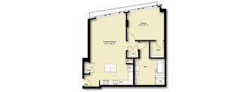 1 Bed 1 Bath Penthouse BP2