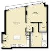 1 Bed 1 Bath Penthouse BP2
