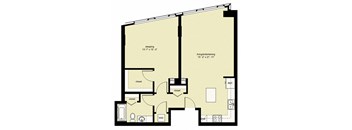 1 Bed 1 Bath Penthouse BP3