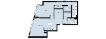 1 Bed 2 Bath Den Penthouse BDP1