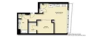 1 Open 1 Bath Penthouse BNP2