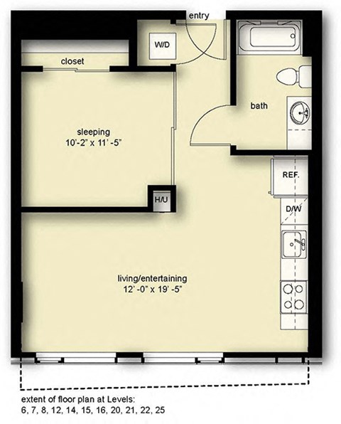 521 Stadium Place S Studio-2 Beds Apartment for Rent - Photo Gallery 54