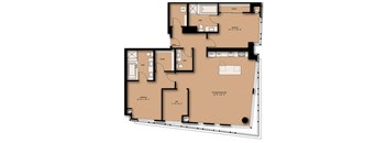2 Bed 2.5 Bath Den Penthouse CDP3