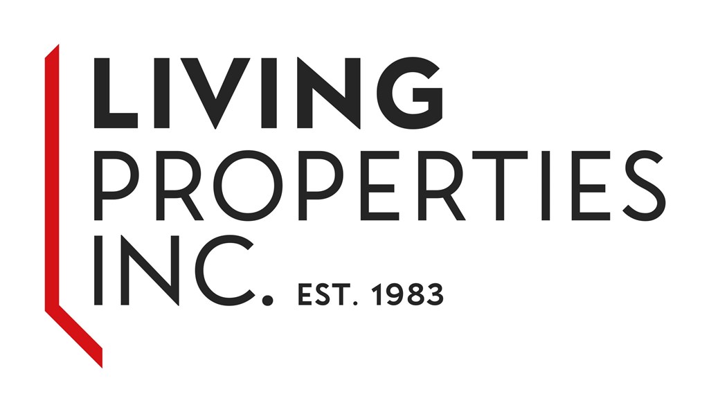 A logo for Living Properties Inc. established in 1983.