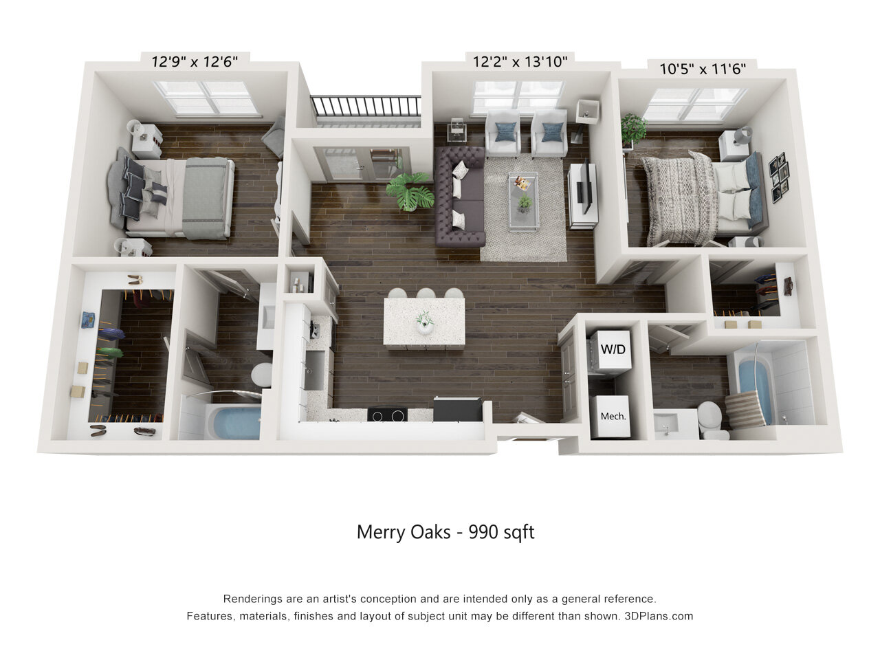 Merry Oaks - 2x2