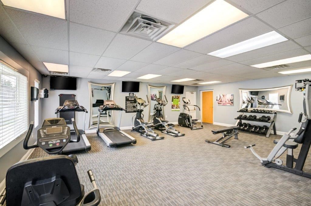 our gym is equipped with state of the art equipment for our residents to use