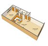 Peppertree Village Apartments - 1 Bedroom Floor Plan Peppertree Village - 1 Bed, 1 Bath