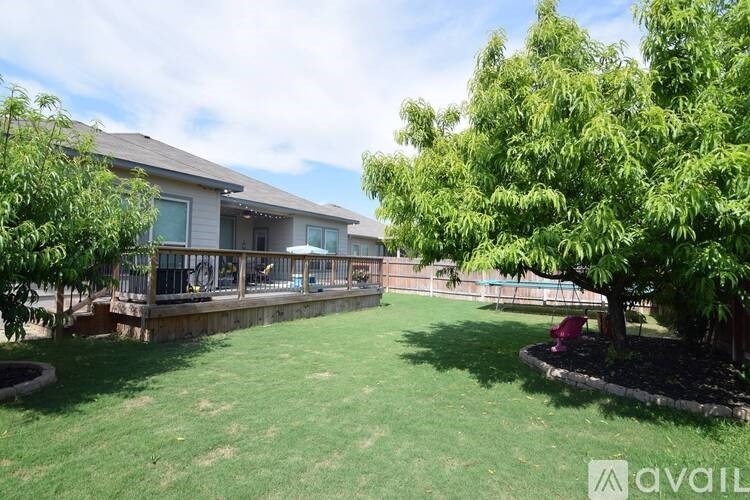 A house with a green lawn and a tree in front.