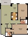 Two Bedroom-One Bath