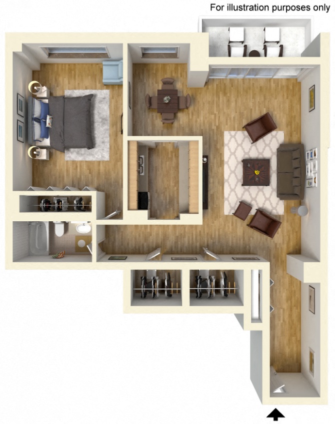 Luxury 1 Bedroom