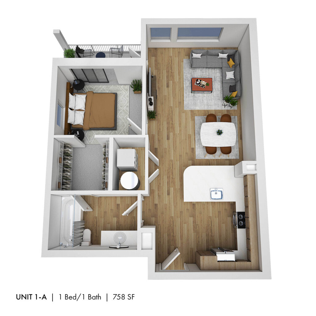The 72nd Apartments | One Bedroom A