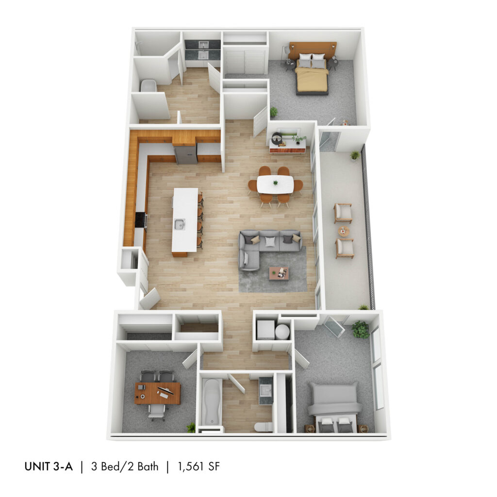 The 72nd Apartments | Three Bedroom