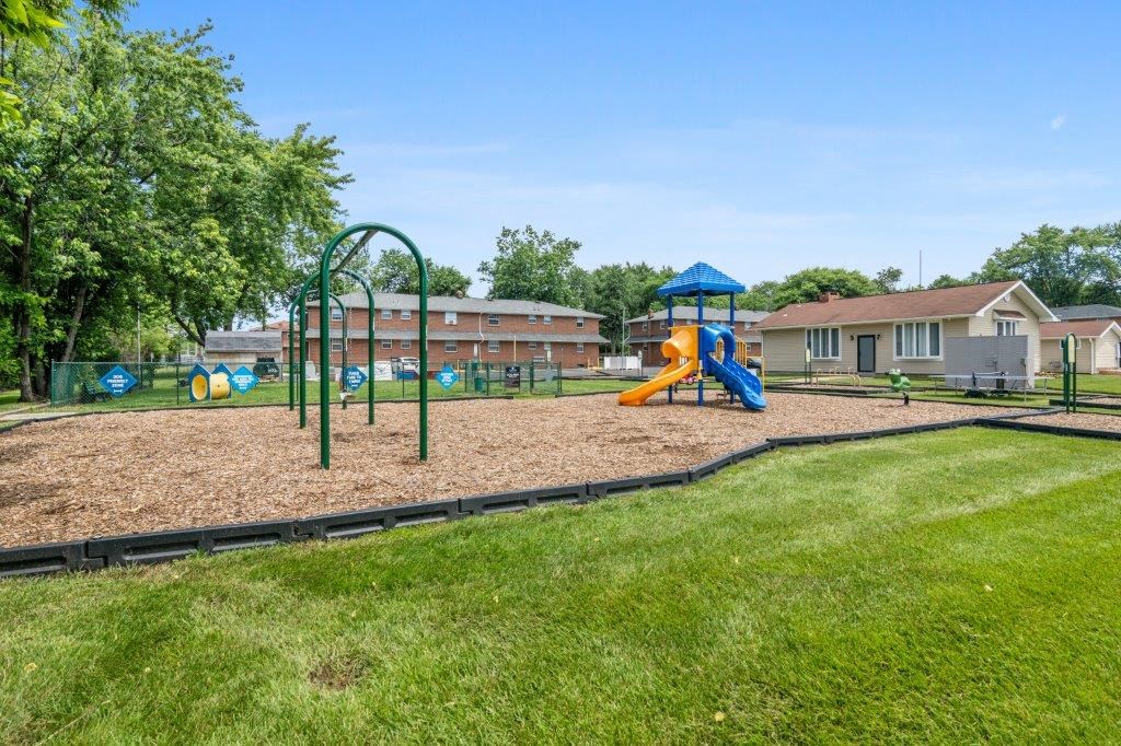 our apartments have a playground for your children