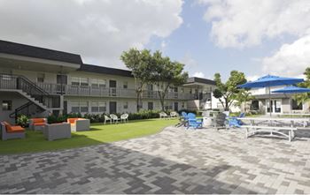 Outdoor Deck with Grilling Stations