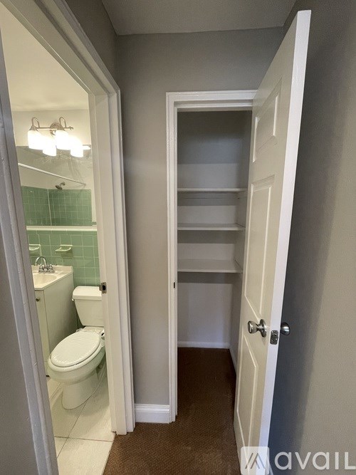 A bathroom with a toilet and a sink.