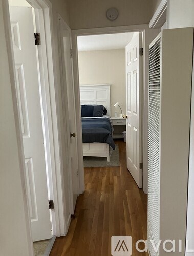 A white refrigerator with three shelves, one of which contains a container of Irish Spring.