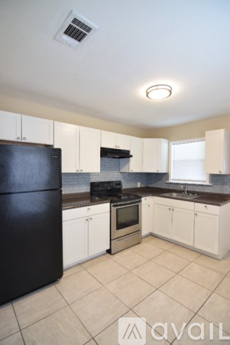 A real estate advertisement for a property management service.